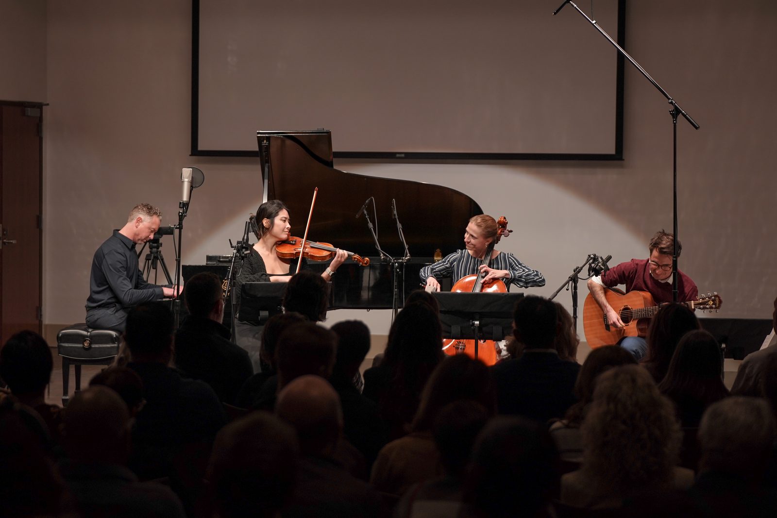 Justin Levitt with Asuka Yanai, Jennifer Rowekamp and Andrew Simmons performing The Tale of Pixarado
